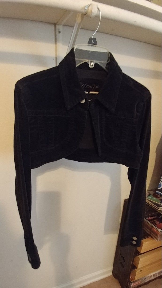 Velvet Bolero Jacket - Size L - $20 OBO