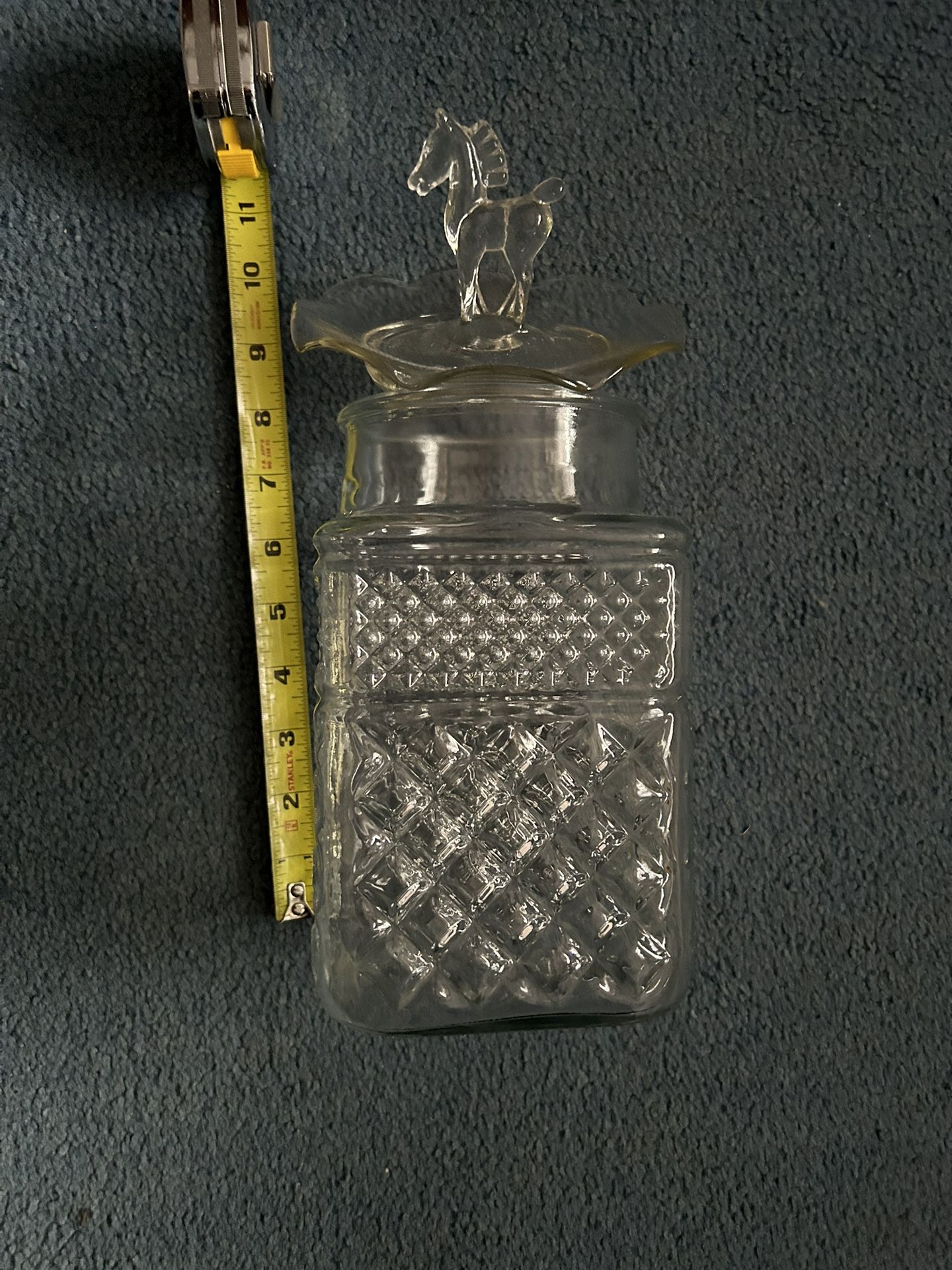 Glass Apothecary Canister Jar Vintage