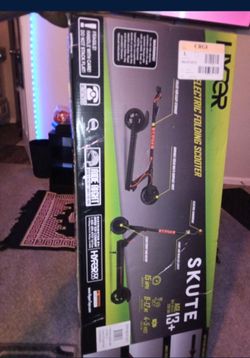 Hyper Skute Folding Electric Scooter 36 Volt Lithium Battery Powered Scooter