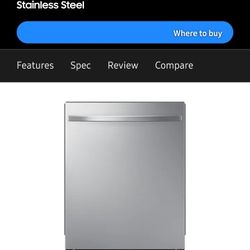 New Samsung Dishwasher 
