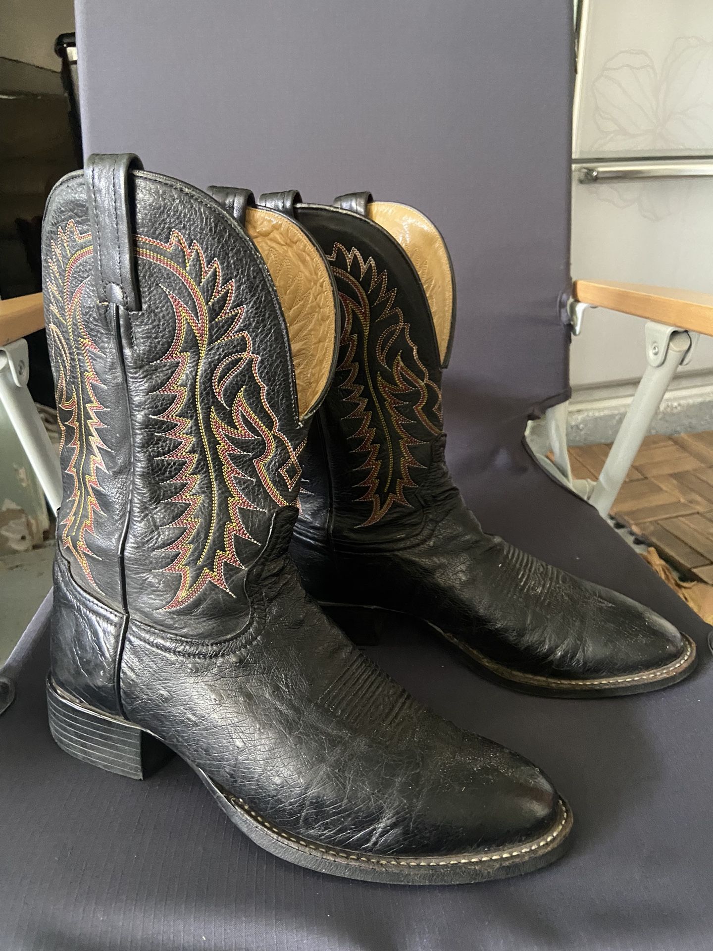 Mens Tony Lama Cowboy Boots 9D