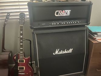 Marshall 1960A 4x12 Cabinet + Crate GX900H Head + 2003 Korean Epiphone Les Paul