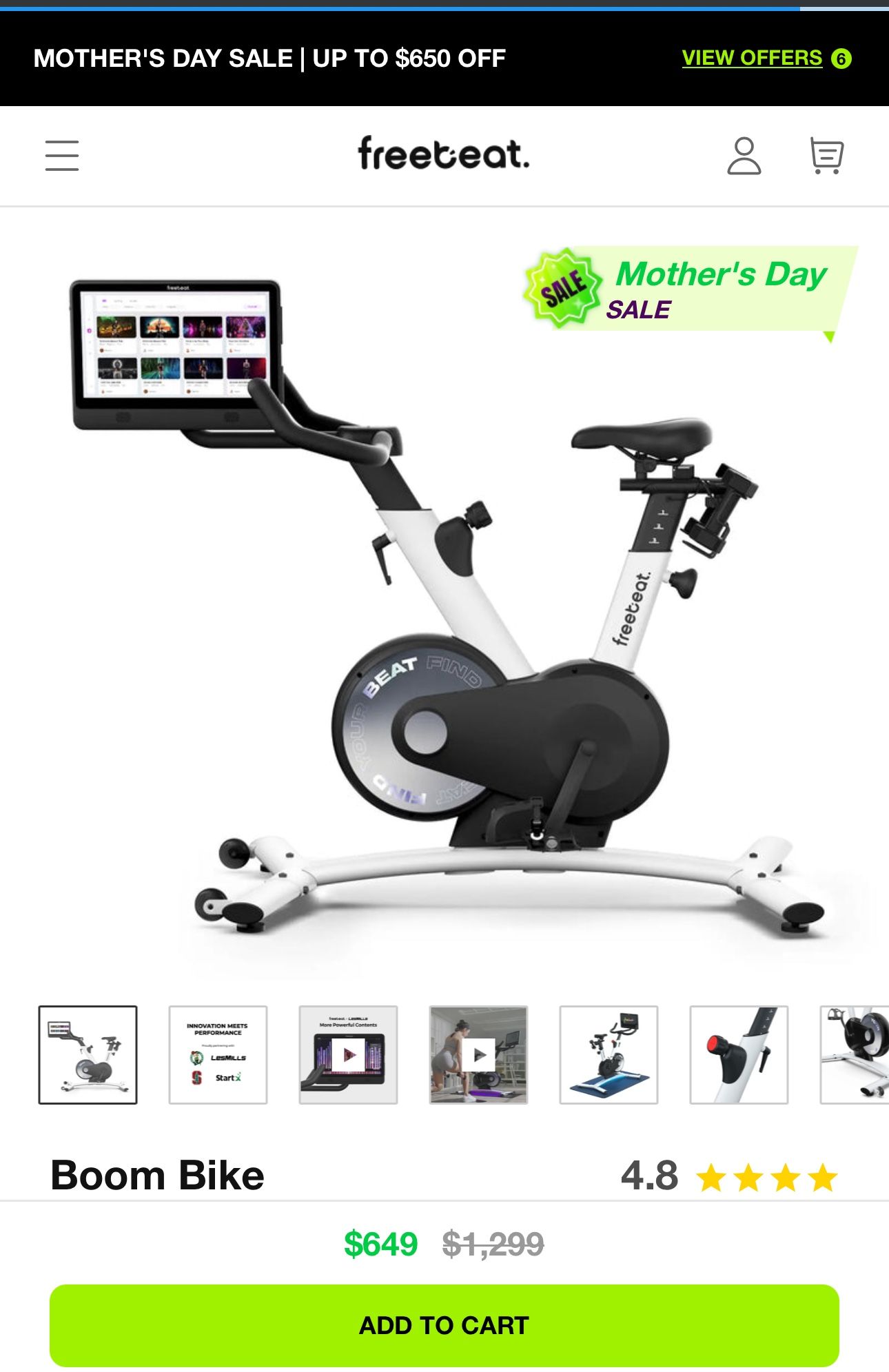 Boom Exercise Bike