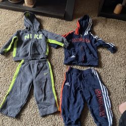 18 M Boys Adidas Nike Lot