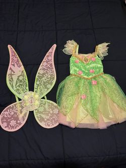 Disney Tinker Bell Costume with Light Up Wings Size 3