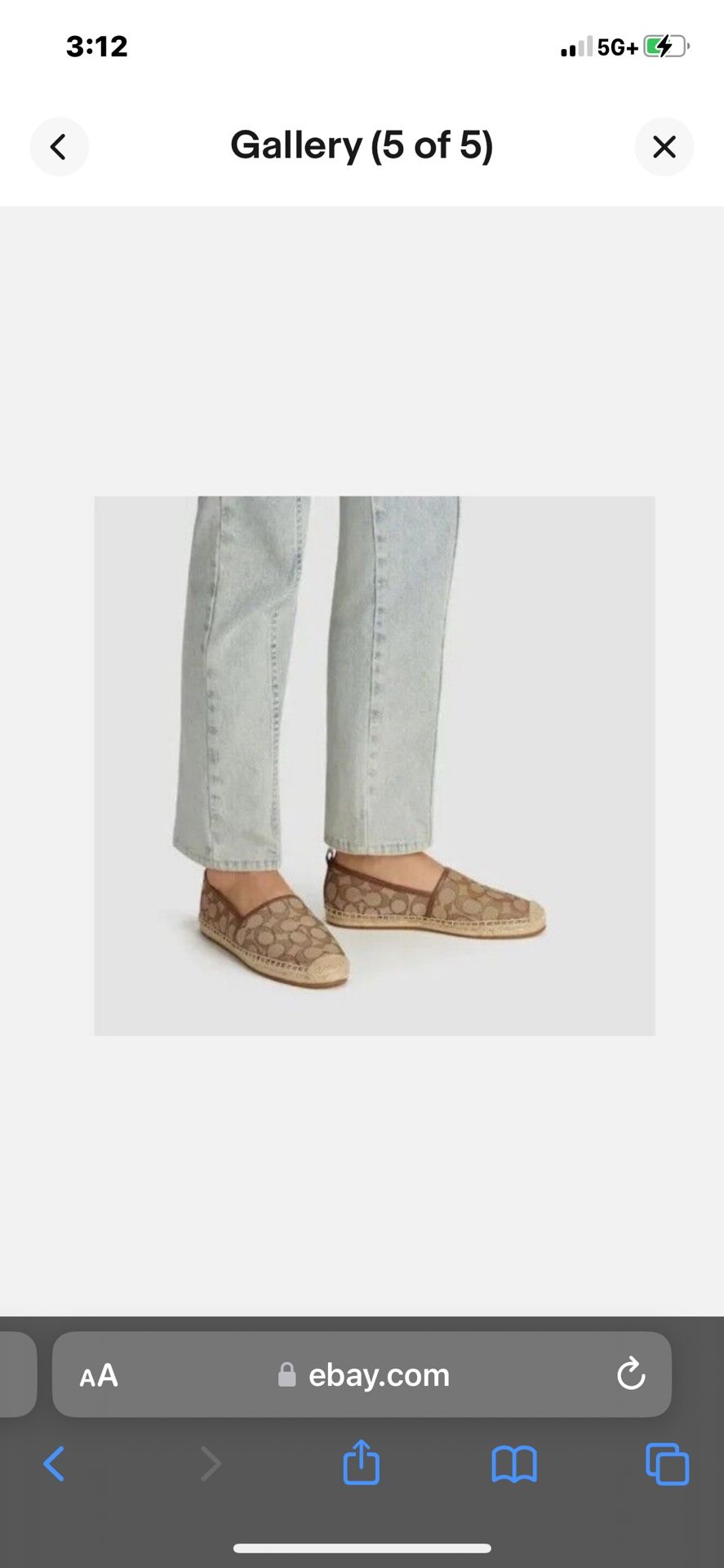 Coach flats shoes