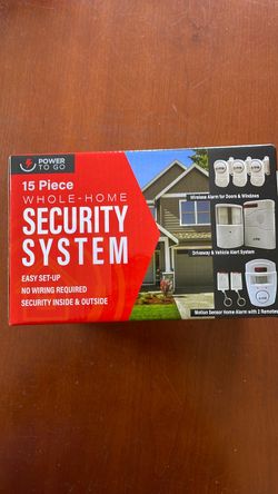 Power To Go 15-Piece Whole-Home Security System