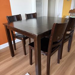 Poundex 5pcs Dining Table Room Set