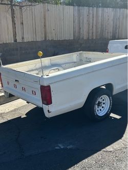 Custom Ford Truck Bed Utility Trailer - Vintage Style Pickup Bed Trailer