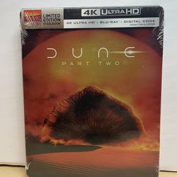 Dune: Part Two (Steelbook) (4K Ultra HD + Blu-ray + Digital Copy) In  Hand
