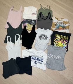 Women’s•Girls Tanktop | Tshirt Bundle Size S-M