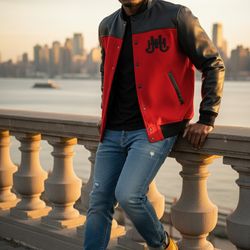 Laurel Varsity – Lambskin Leather & Wool (NEW)