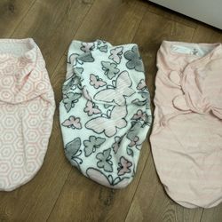 Baby Swaddle Lot Of 3 Like New