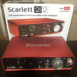 Scarlett 2i2 Audio Interface