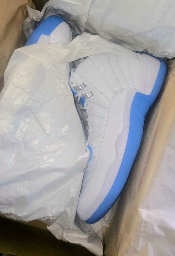 Jordan 12 Melo Size DS University Blue