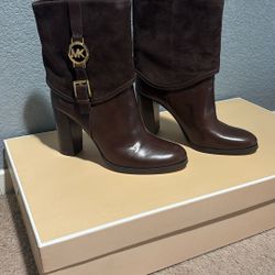 Michael Kors Leather/suede Booties