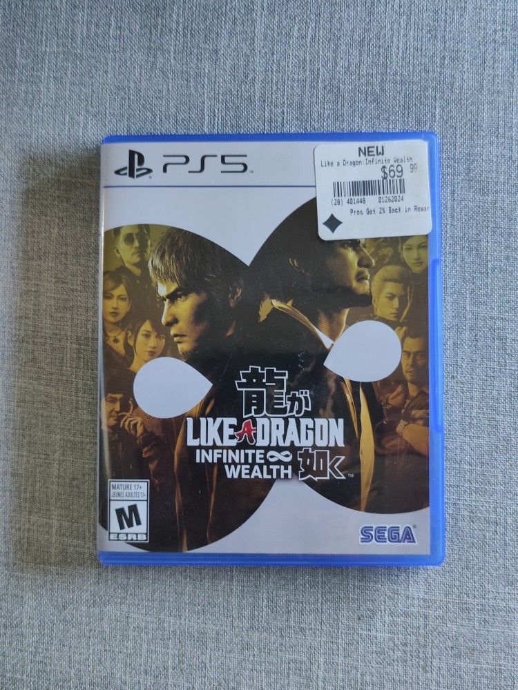 Like A Dragon Infinite Wealth PS5