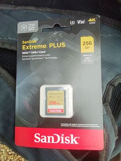 SanDisk Extreme PLUS 256GB SDXC Card