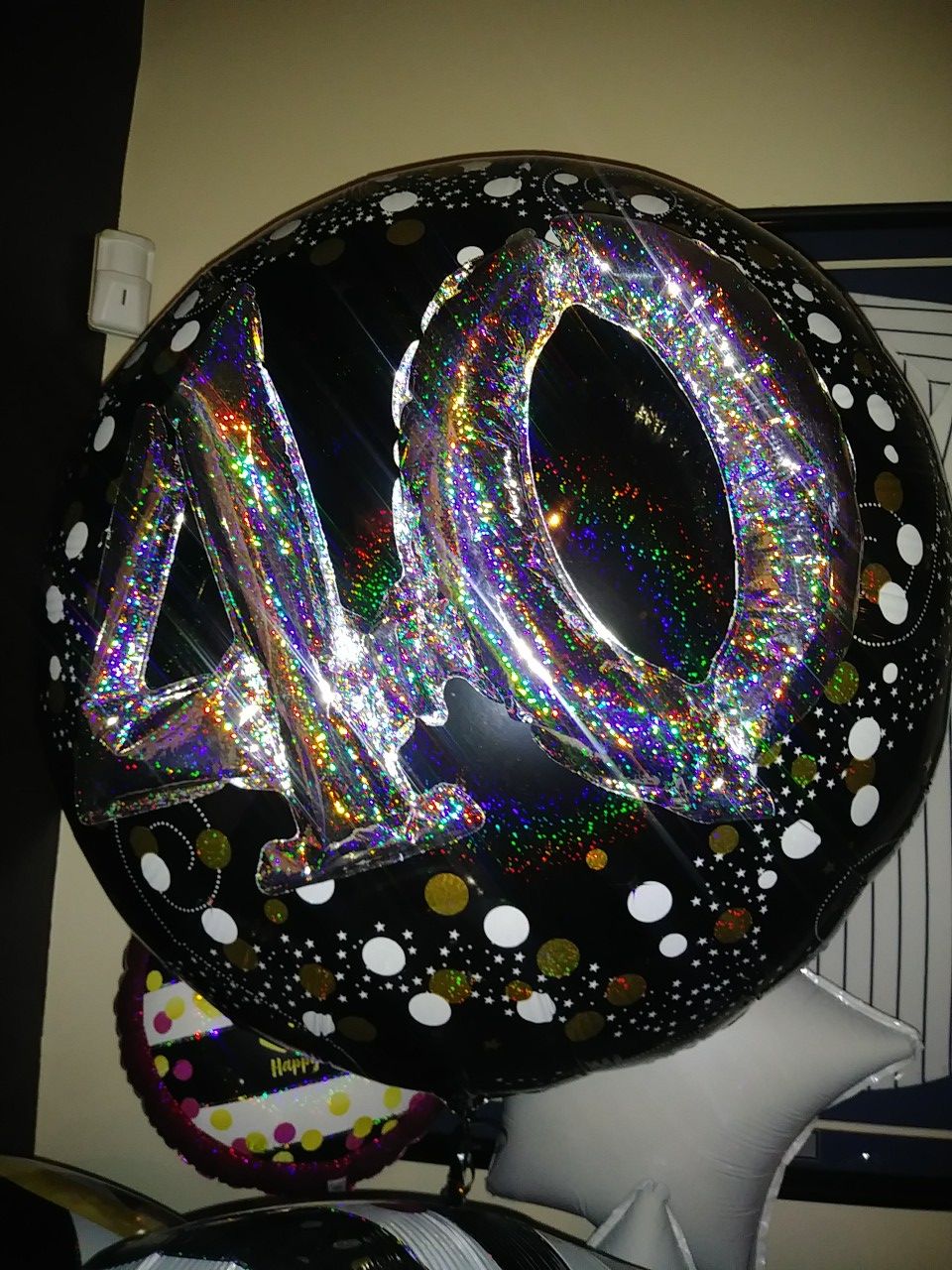 Huge 40s Birthday Party Balloon