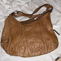Tinanelli women’s brown Leather Shoulder Bag