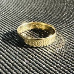 14K Solid Yellow Gold Wedding Band Ring 💍 💸