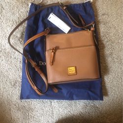 Dooney & Bourke Leather Messenger Bag 