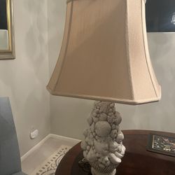 Fruit Lamp w/ Beige Shade