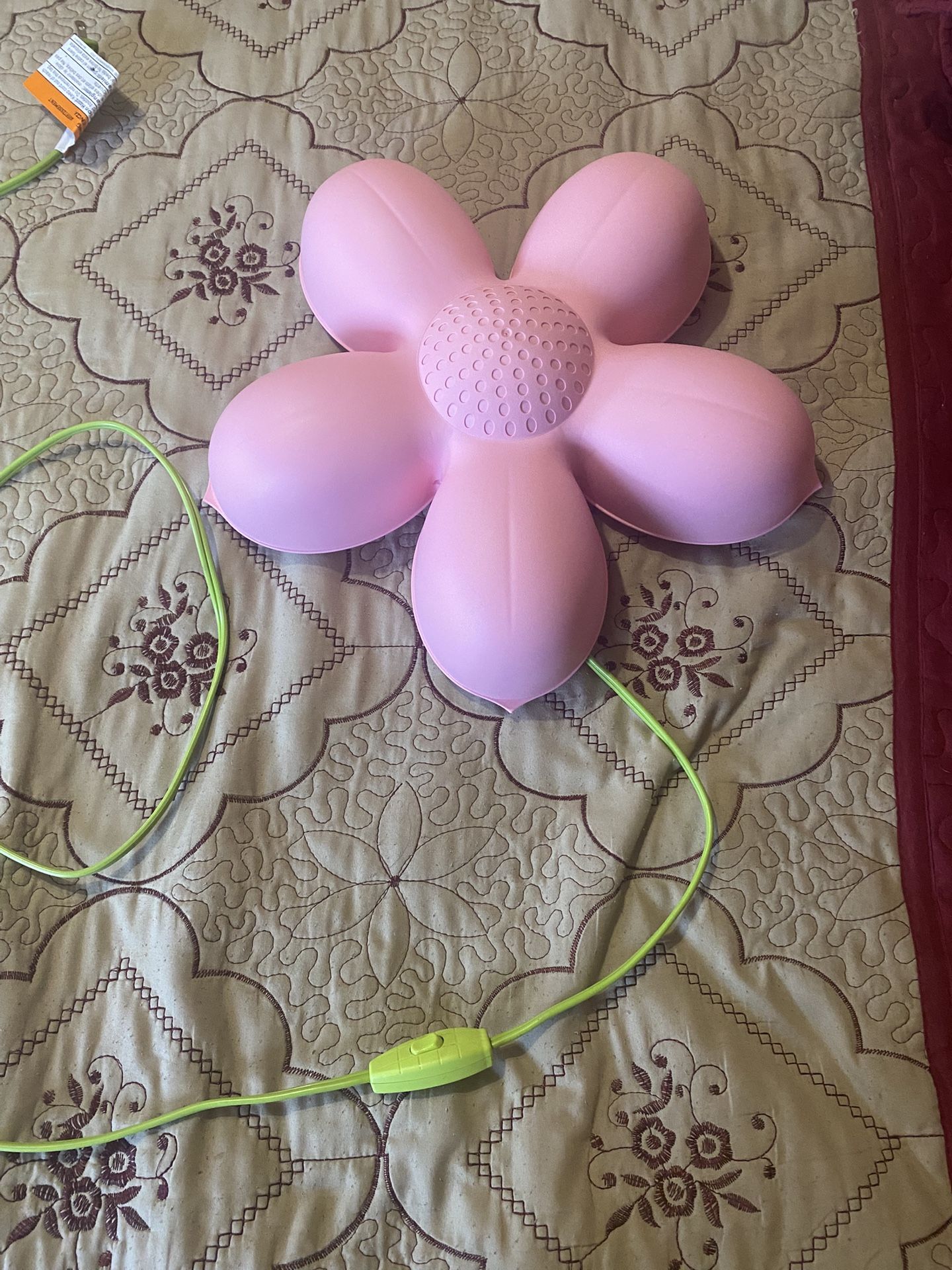 IKEA Pink Flower Wall Lamp