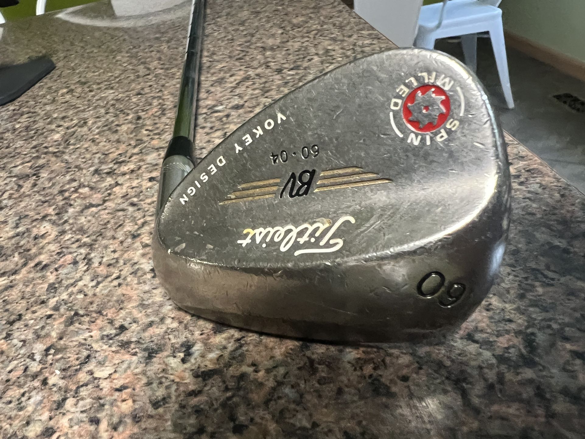 titleist, Vokey, sand wedge, 60° With extra fat / thick grip. Shave some strokes off your score . $69