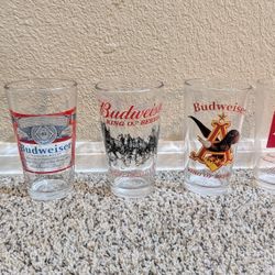 Budweiser Drinking Glass Set 
