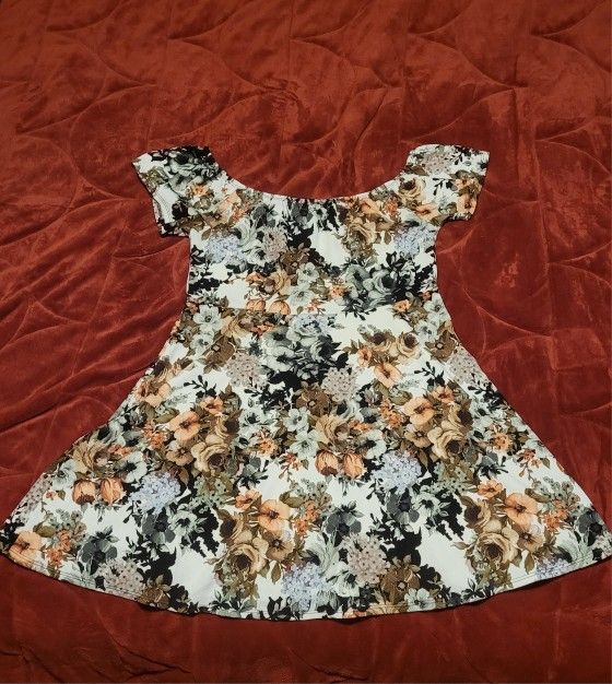 Floral Dress, Size 1X