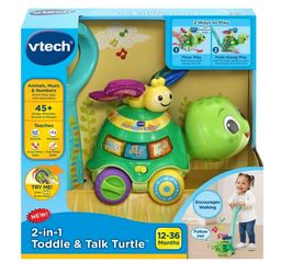 VTech 2-in-1 Toddle & Talk Turtle Baby and Toddler Toys