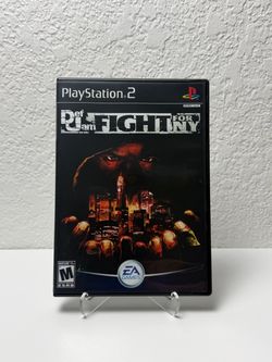 PlayStation 2 Def jam fight for NY replacement case