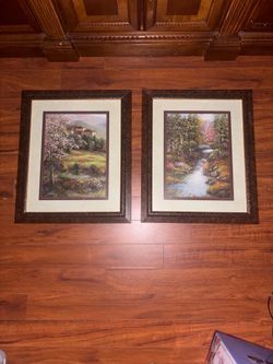 Two pictures 19 1/2 wide 23 1/2 long