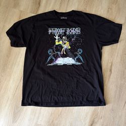 Powerline The Goofy Movie Disney Shirt 2X Black - Used