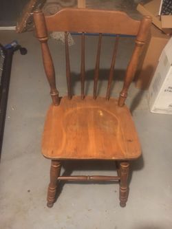 Hardwood Spindle Back Chair (2)