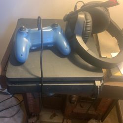 PS4 with Controller And Headset.  1 Terabyte 