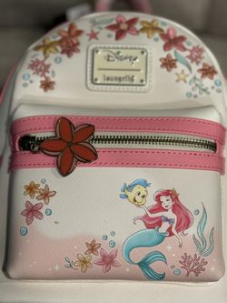 Loungefly Disney The Little Mermaid Floral Mini Backpack - BoxLunch Exclusive 