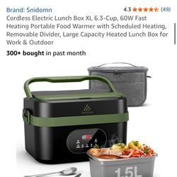 Cordless Electrical Lunch Box 