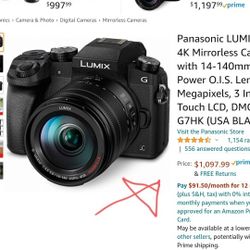Panasonic Lumix G for sale