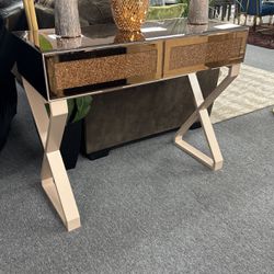 Console Table Entry Table Rose Gold 