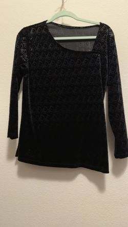 Black Velvet Long Sleeves