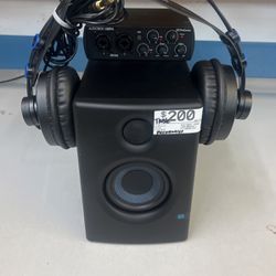 PreSonus AudioBox Studio Recording Bundle (has Microphone And Cords)