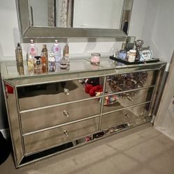 Large mirrored ZGallerie dresser