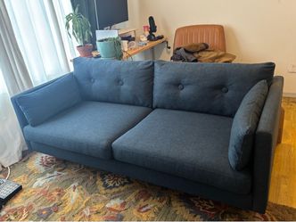 Article couch — Anton loveseat 74” — twilight blue