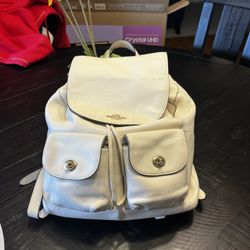 Coach Leather Back Pack