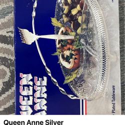 Queen Anne Silver Plated Tableware...