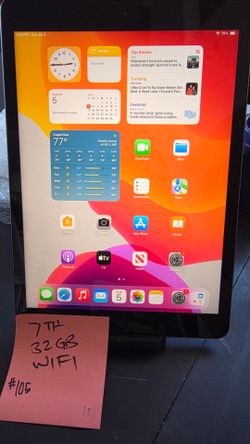 Apple ipad 7th gen 32 gb wifi 100 percent battery health! Make me an offer