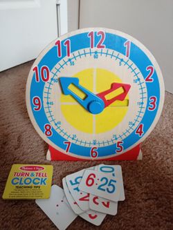 Melissa & Doug Turn & Tell Clock