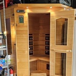 Hot 3 person corner FAR INFRARED SAUNA 